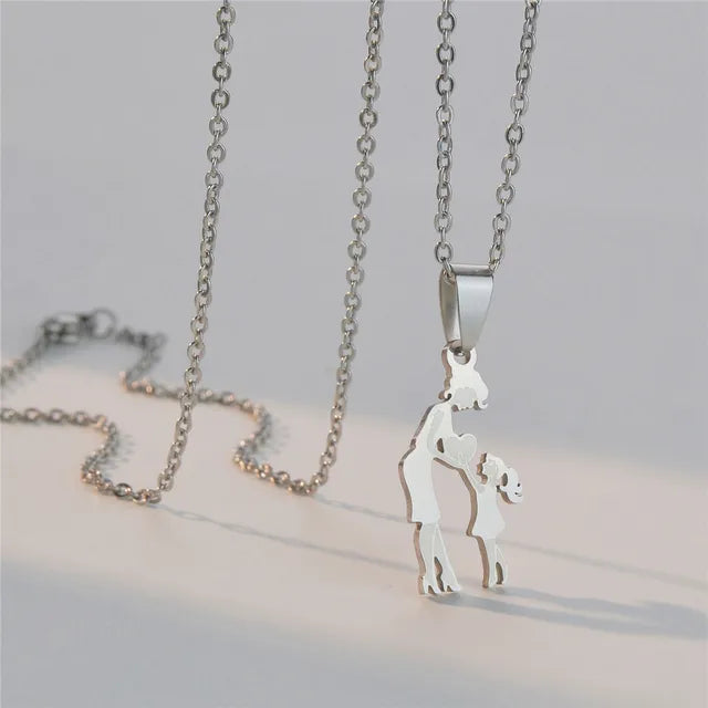 Family Silver Necklaces - High Trend Coture