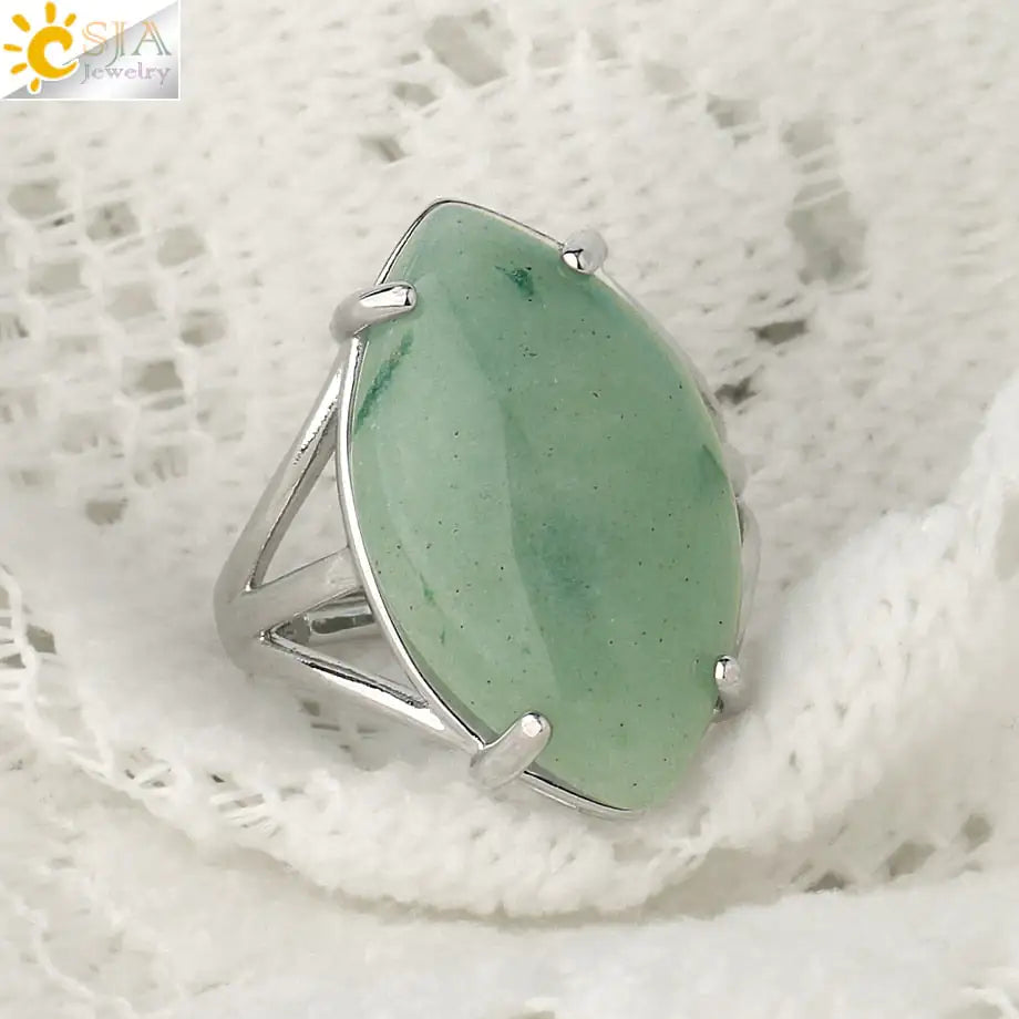 Natural Crystal Rings - High Trend Coture
