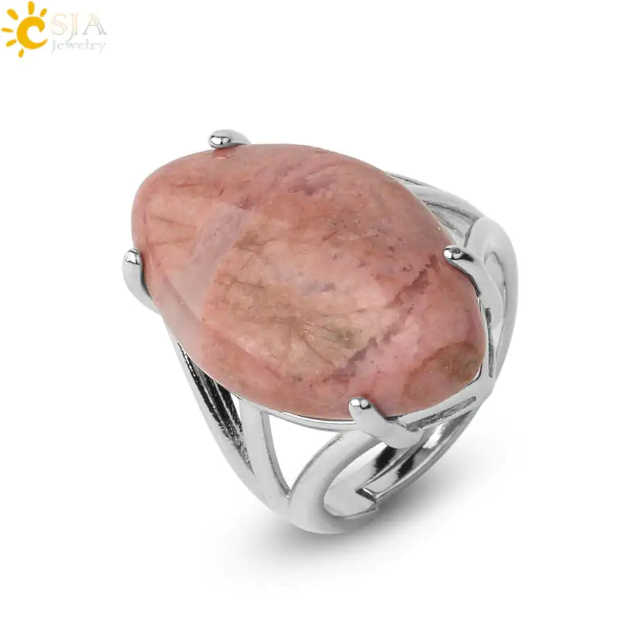 Natural Crystal Rings - High Trend Coture