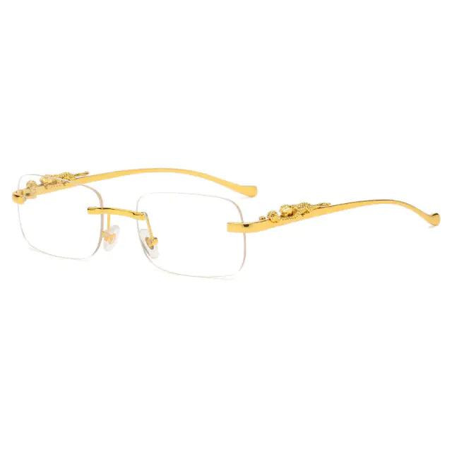 Vintage Rimless Square Sunglasses - High Trend Coture