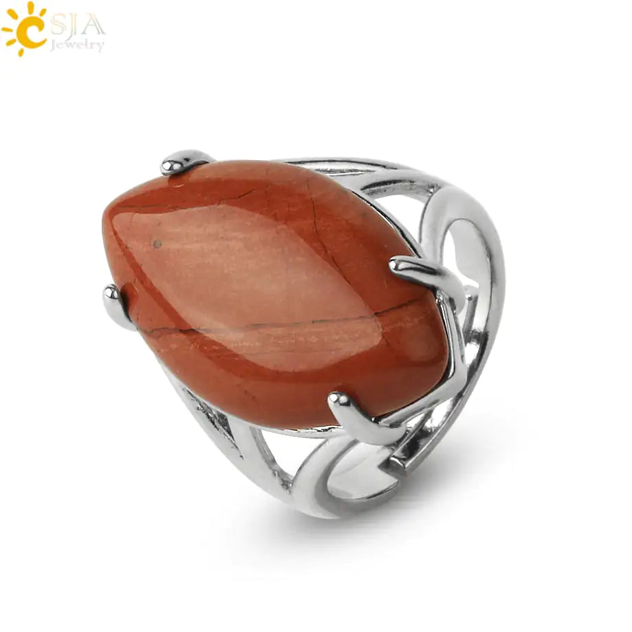 Natural Crystal Rings - High Trend Coture