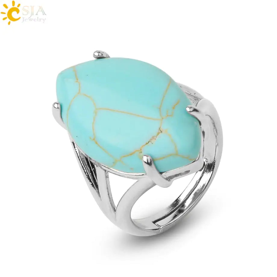 Natural Crystal Rings - High Trend Coture