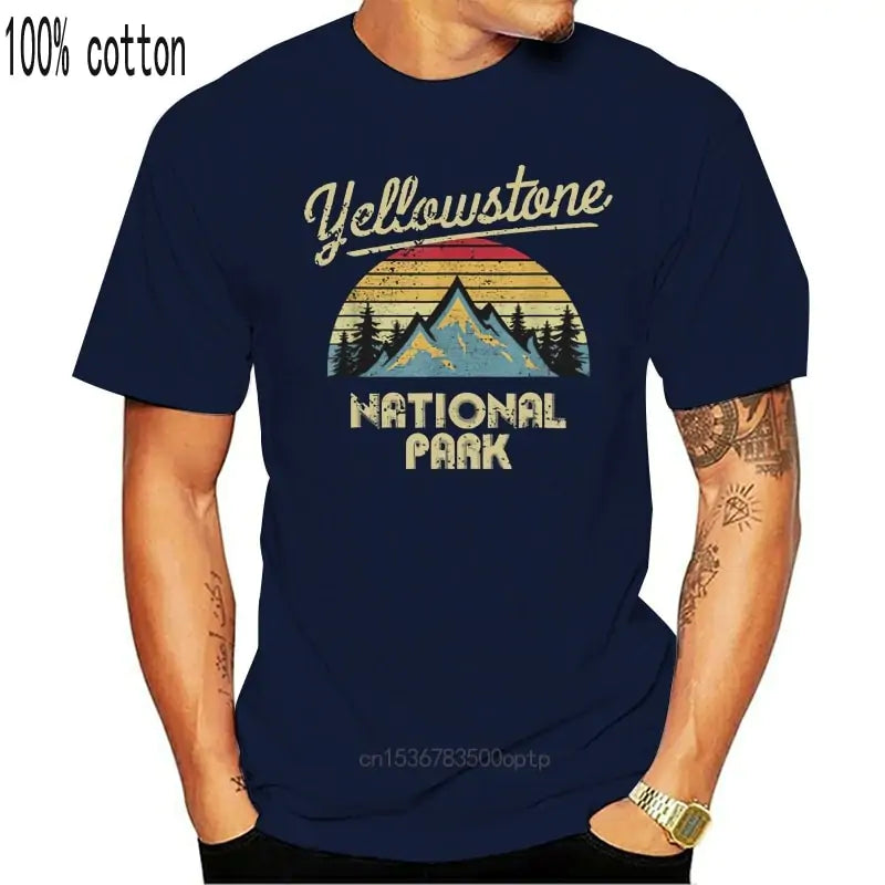 Camiseta Retro Yellowstone National Park - High Trend Coture