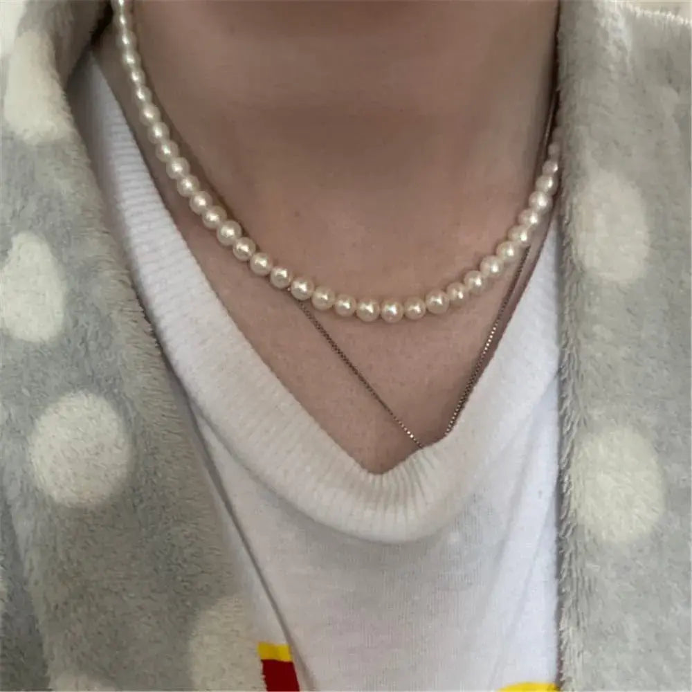 Pearl Necklace Men - High Trend Coture