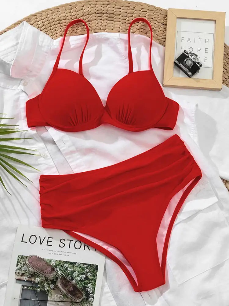 Bikini Vintage Cintura Alta Retro - High Trend Coture