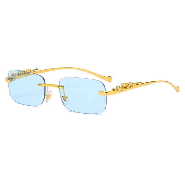Rimless Square Sunglasses - High Trend Coture