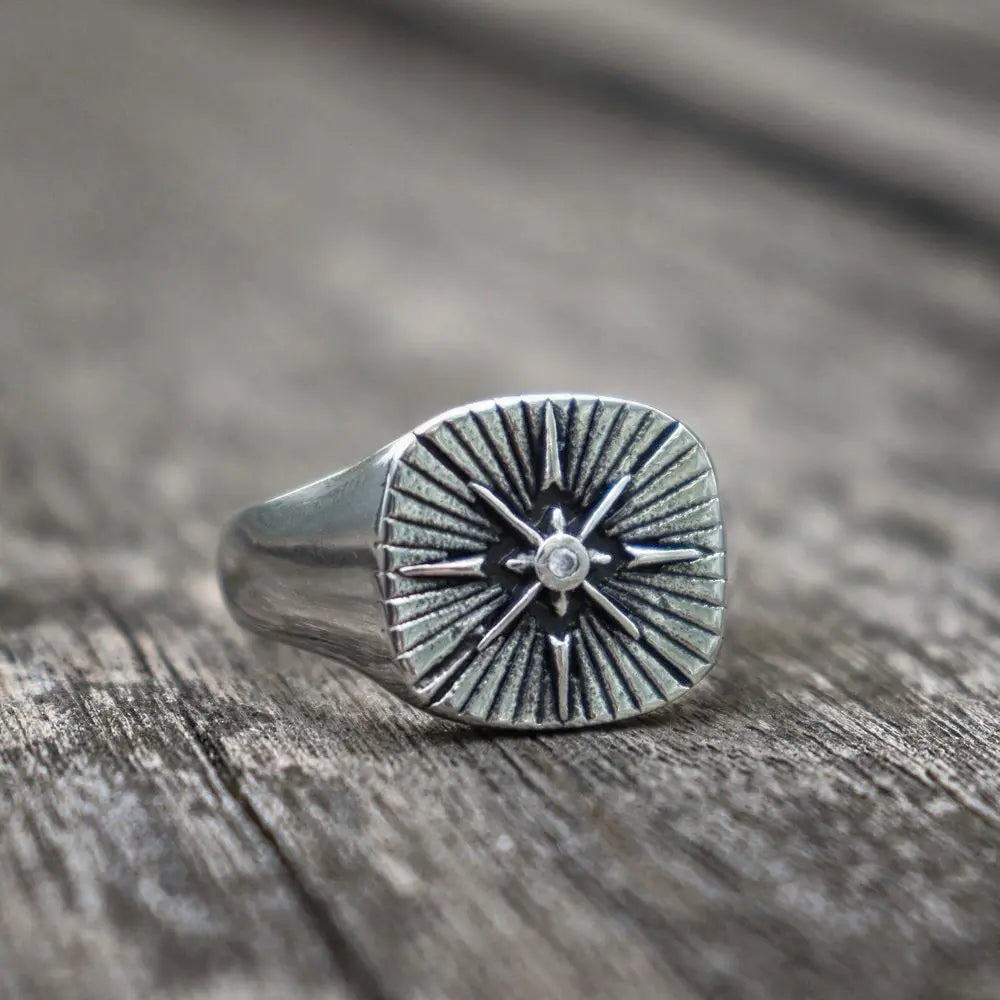 Polaris Star Signet Ring - High Trend Coture