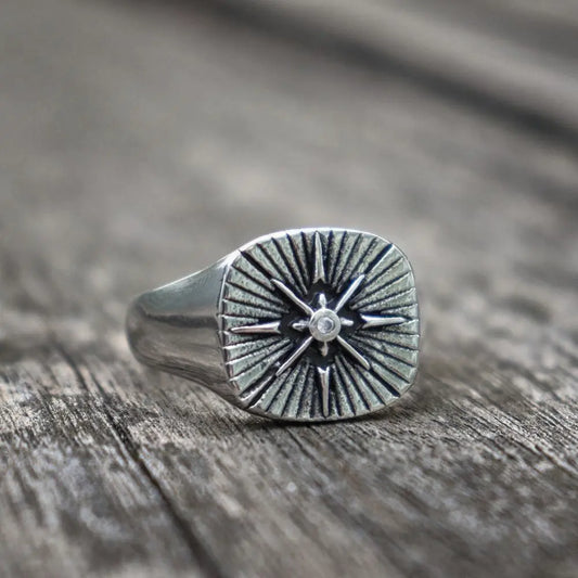 Polaris Star Signet Ring - High Trend Coture