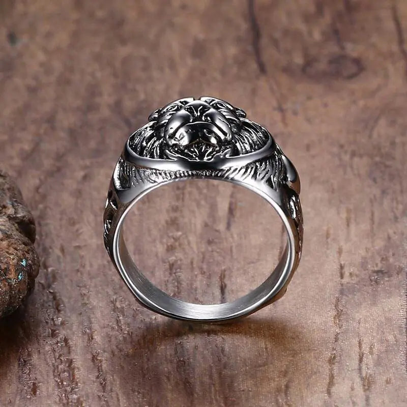 Lion Head Rings - High Trend Coture
