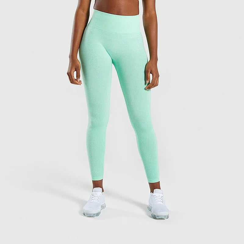 Leggings Fitness sin Costuras de Cintura Alta - High Trend Coture