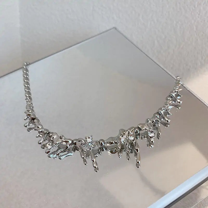 Lava drop and Star Shape Necklaces - High Trend Coture