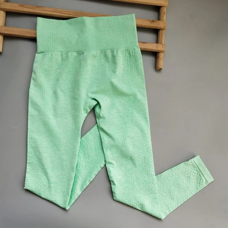 Leggings de Cintura Alta sin Costuras - High Trend Coture
