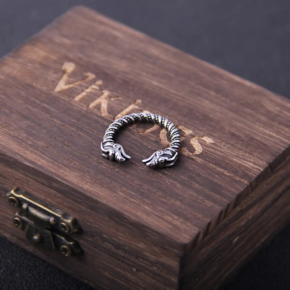 Men's Viking Dragon Statement Rings - High Trend Coture