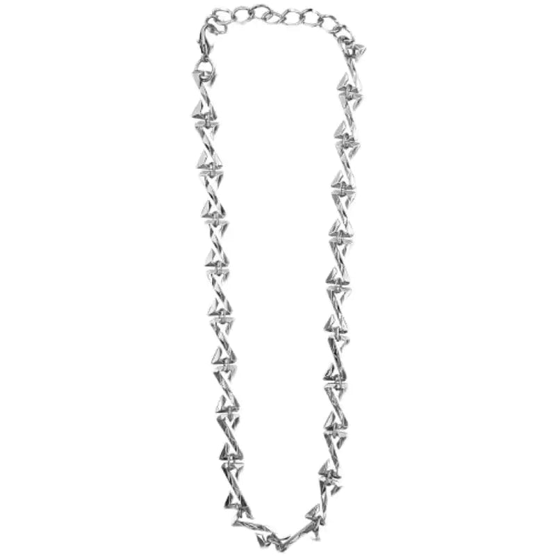 Stainless Steel Z Letter Chain Necklace - High Trend Coture