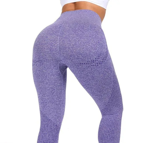 Leggings de Cintura Alta sin Costuras - High Trend Coture