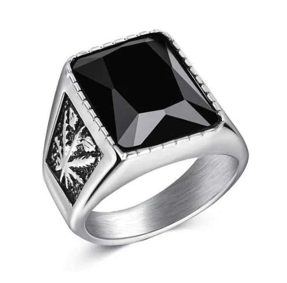 Men's Square Charm Ring - High Trend Coture