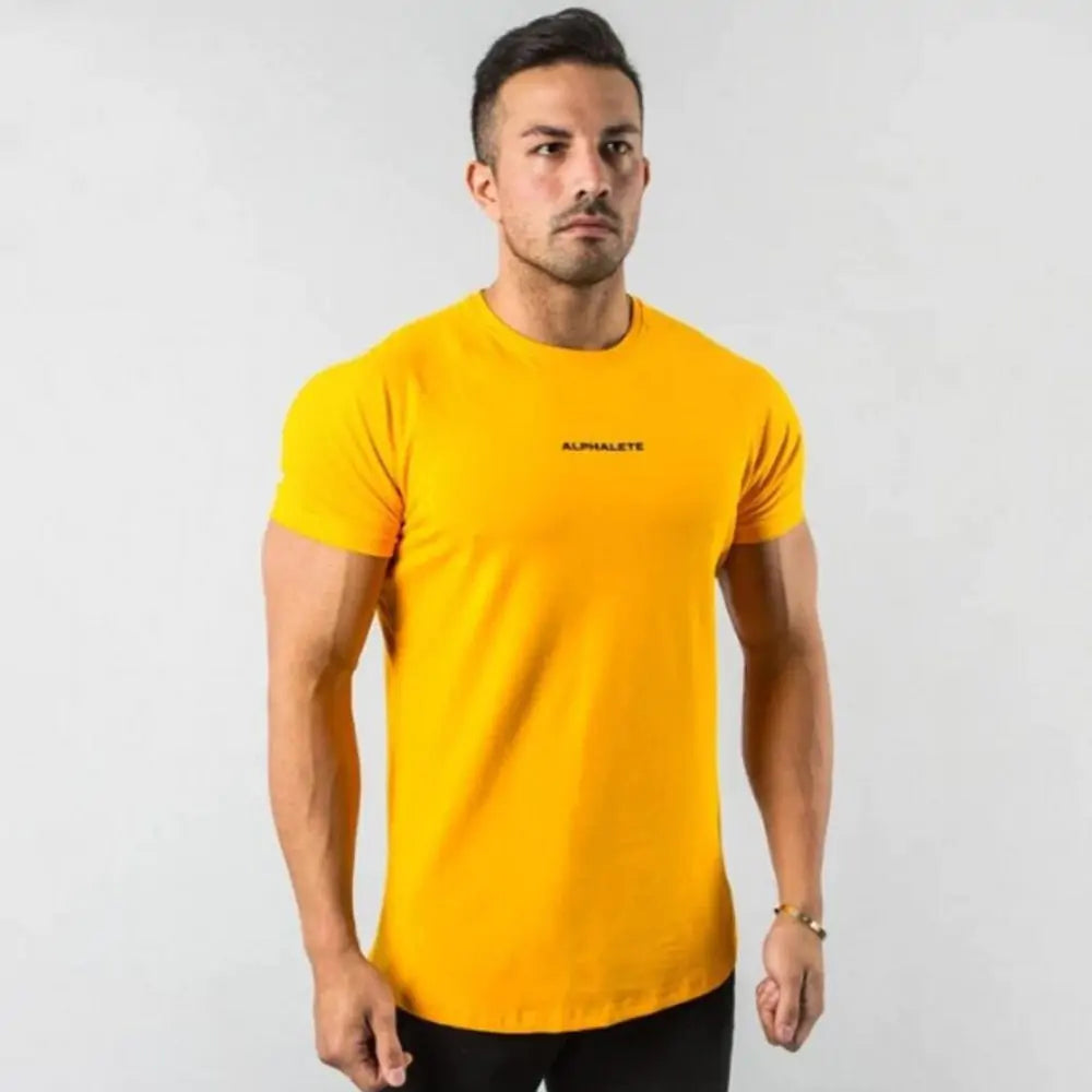 Camiseta Ajustada Hombre Gym y Fitness - High Trend Coture