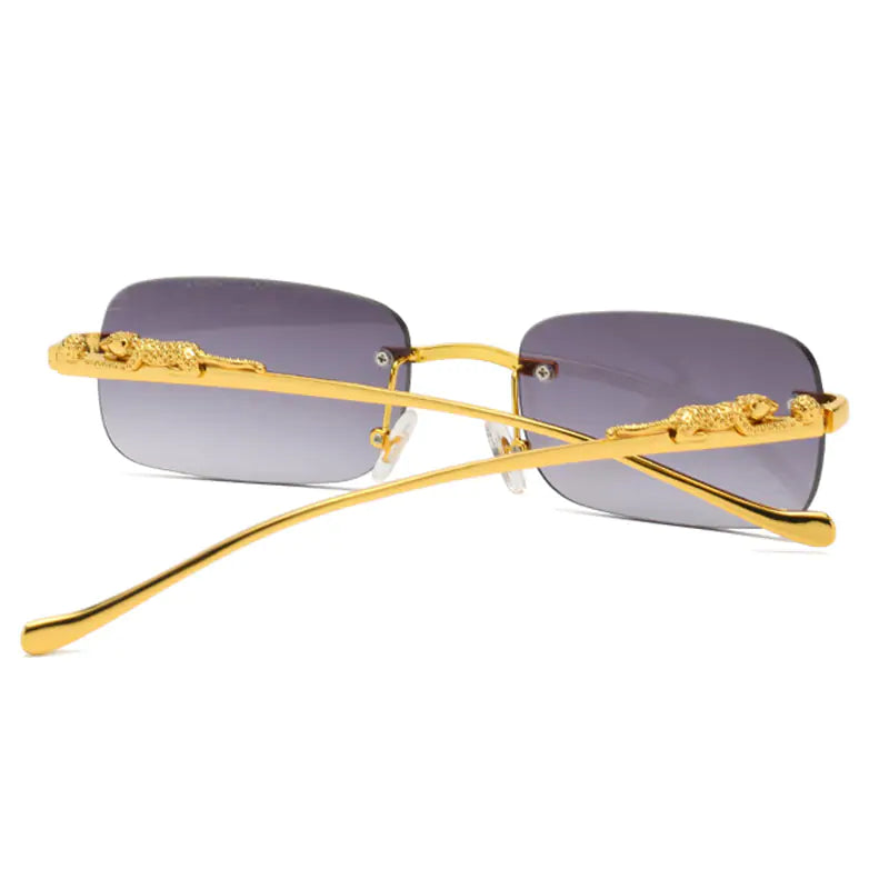 Rimless Square Sunglasses - High Trend Coture