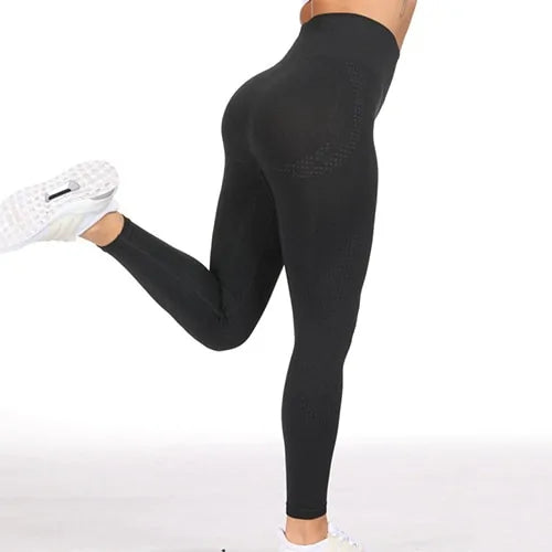 Leggings de Cintura Alta sin Costuras - High Trend Coture