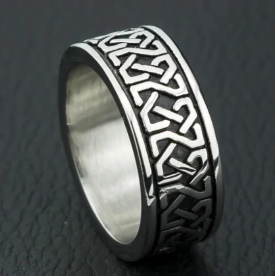 Viking Stainless Steel Ring - High Trend Coture