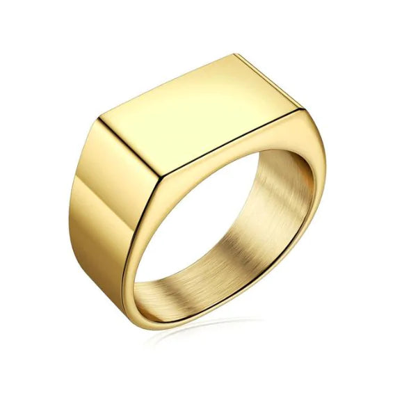 Men's Square Charm Ring - High Trend Coture
