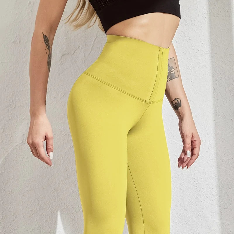 Leggings Térmicos con Control de Abdomen Cintura Alta Push Up - High Trend Coture