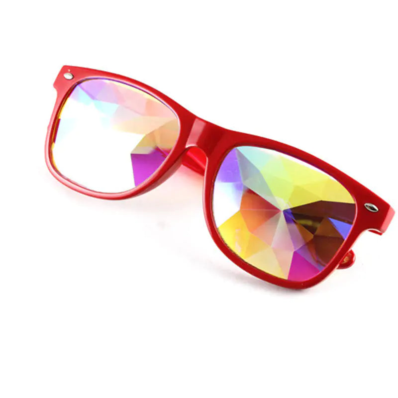 Kaleidoscope Sunglasses: Colorful Party Eyewear - High Trend Coture