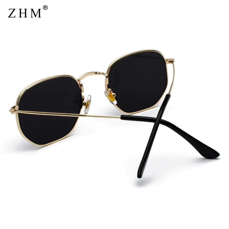 Metal Frame Pilot Mirror Sunglasses - High Trend Coture