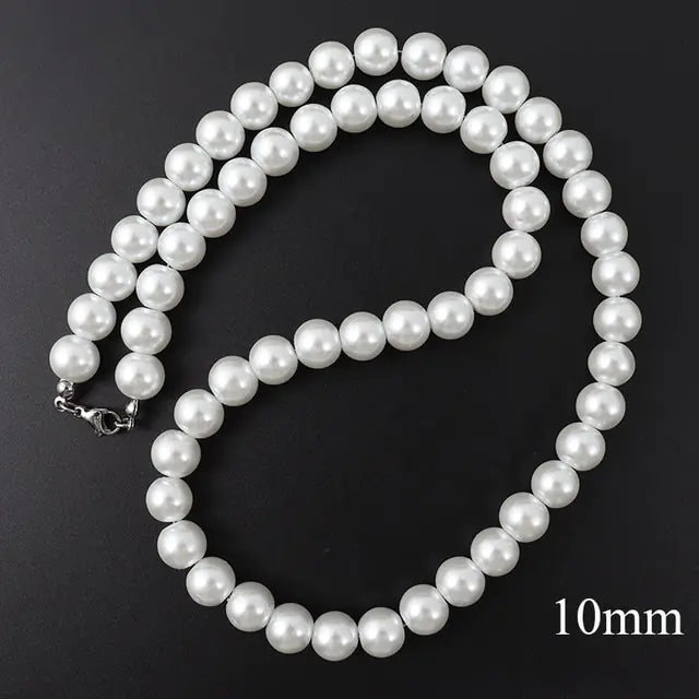 Handmade Imitation Pearls Necklace Set - High Trend Coture