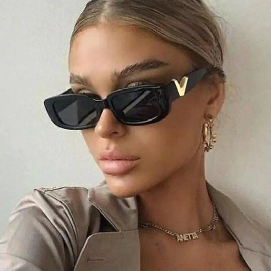 Rectangle Retro Sunglasses - High Trend Coture