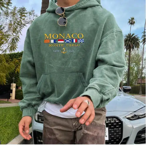 Sudadera Vintage Monaco X Monte Carlo - High Trend Coture