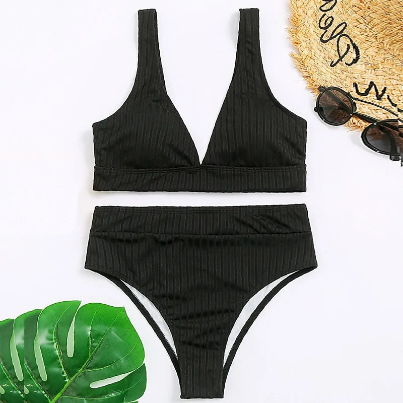Bikini con Braguita de Talle Alto - High Trend Coture