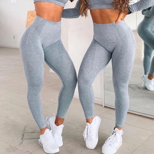 Leggings Fitness sin Costuras de Cintura Alta - High Trend Coture