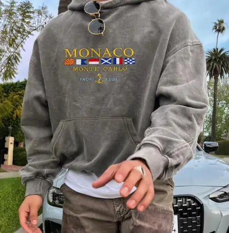 Sudadera Vintage Monaco X Monte Carlo - High Trend Coture