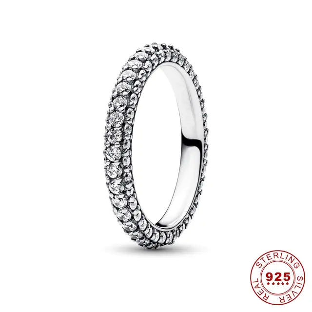 Celestial Blue Sparkling Moon And Sun Rings - High Trend Coture