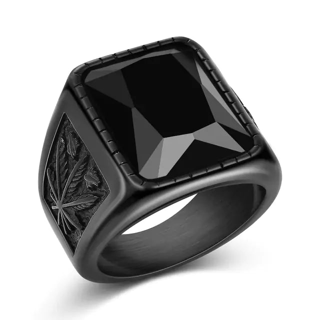 Men's Square Charm Ring - High Trend Coture