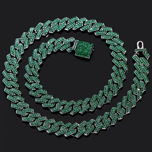 Iced Out Rhombus Necklace - High Trend Coture