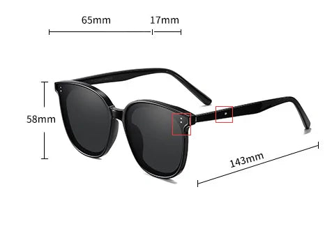 Oversized Polarized Sunglasses - High Trend Coture
