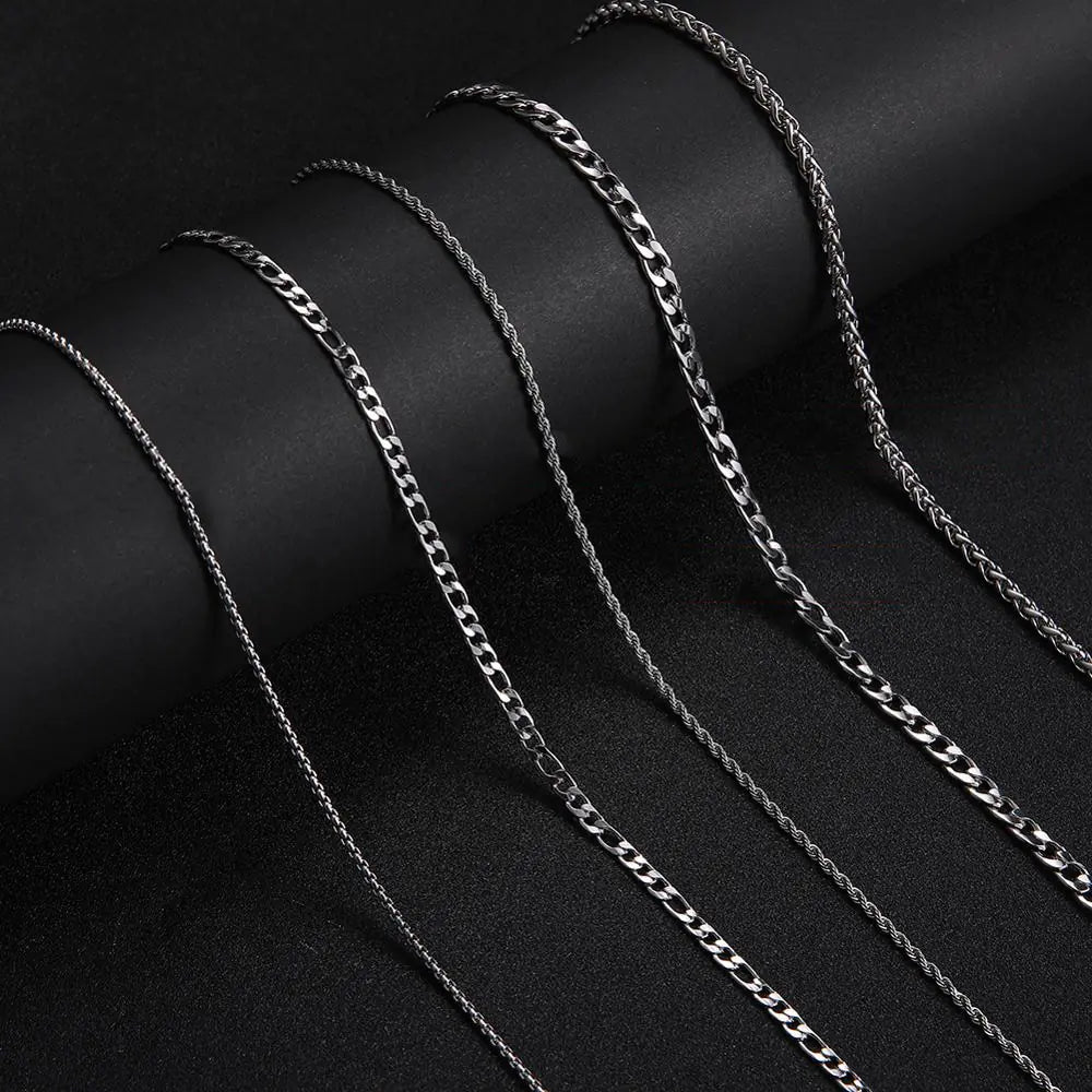 Men's Curb Cuban Chain Necklace - High Trend Coture