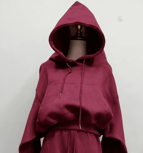 Conjunto de Chándal para Mujer Liso con Forro para Invierno