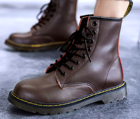 Botas Estilo  Dr.Martens de Piel Unisex
