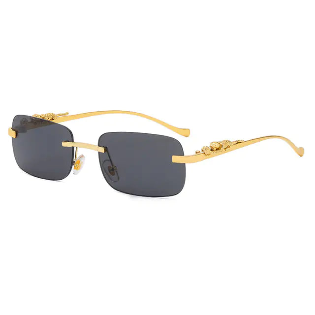 Rimless Square Sunglasses - High Trend Coture