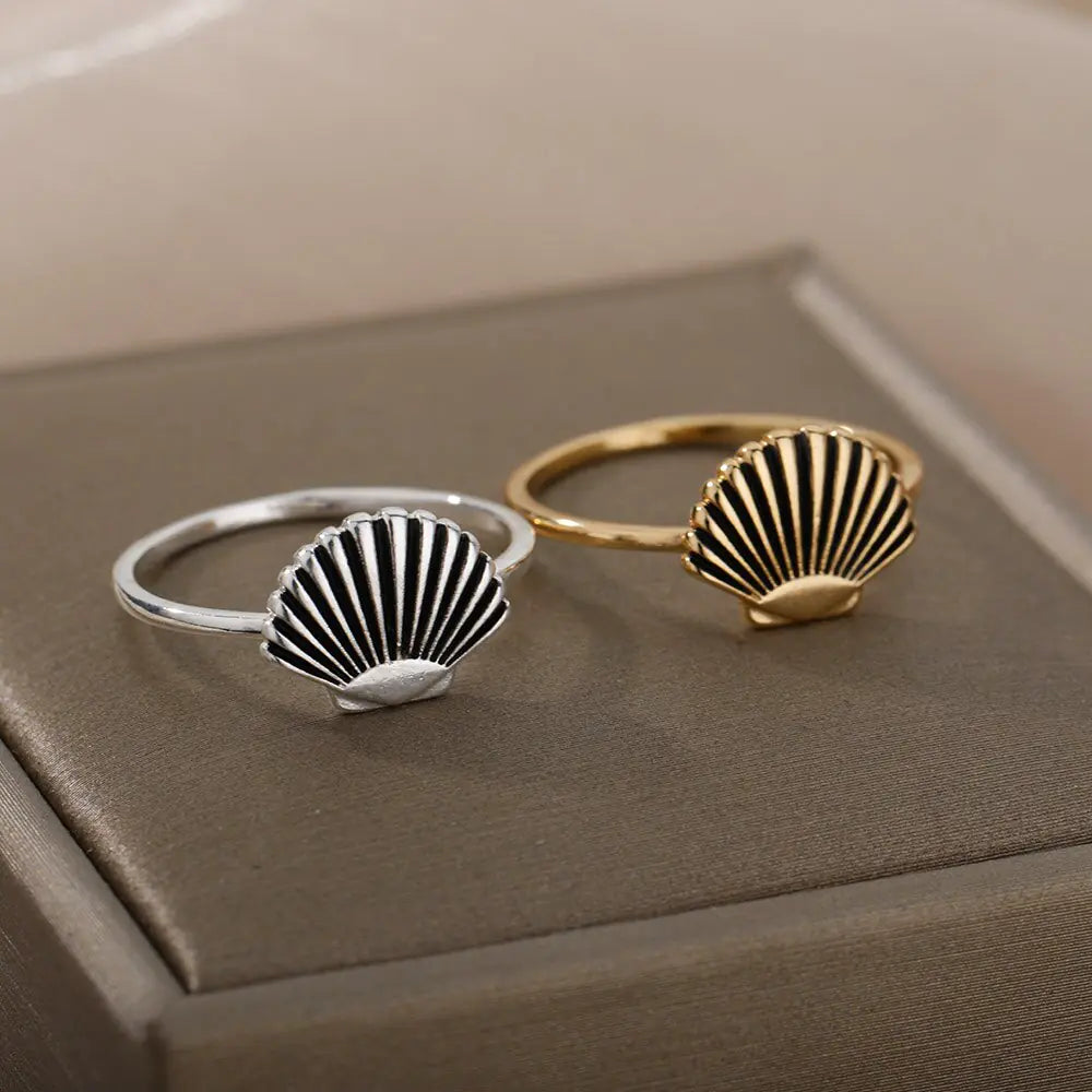 Vintage Shell Rings - High Trend Coture