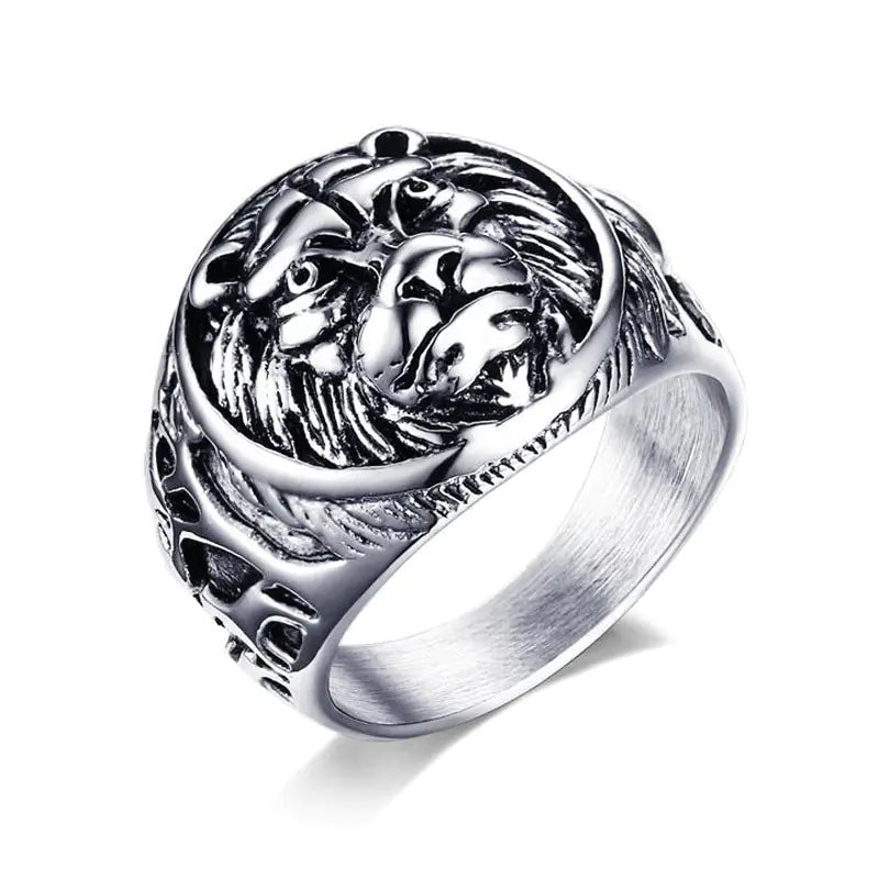 Lion Head Rings - High Trend Coture