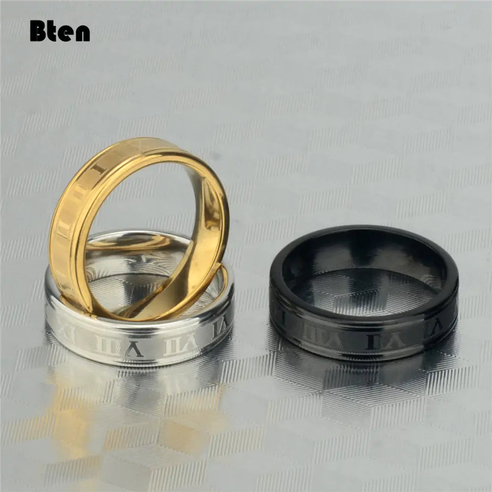 Roman Numbers Rings - High Trend Coture