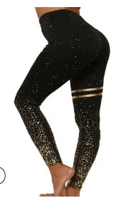 Leggings de Compresión con Detalles Degradados - High Trend Coture