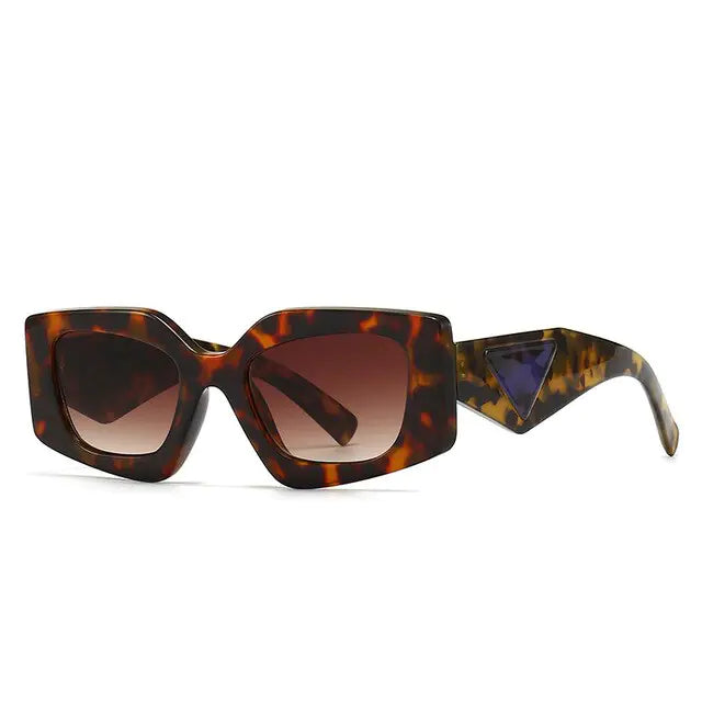 Retro Rectangular Cat Eye Sunglasses - High Trend Coture