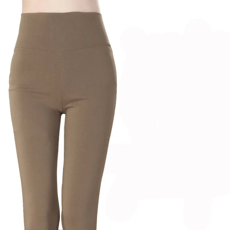 Leggings Élasticos de Cintura Alta para Tallas Grandes 4XL/5XL/6XL - High Trend Coture