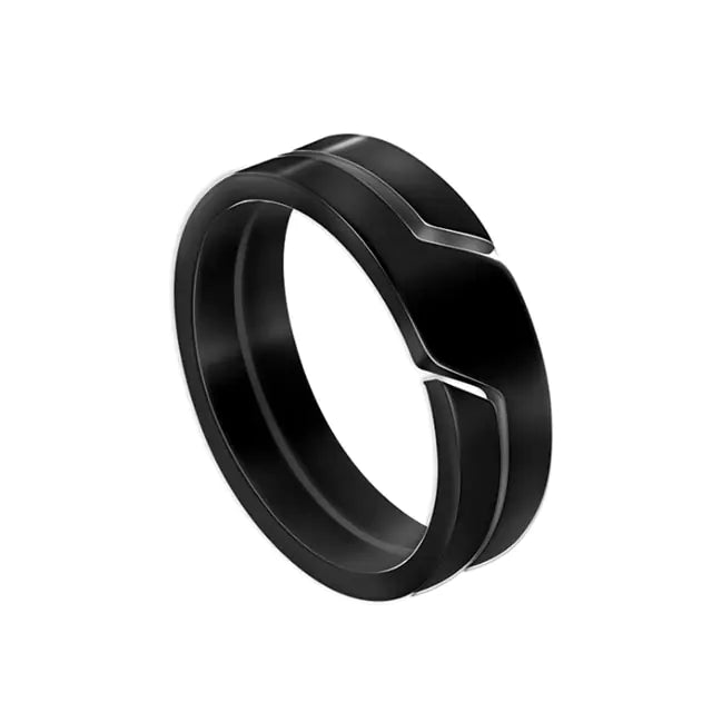 Silver Color Unisex Stainless Rings - High Trend Coture