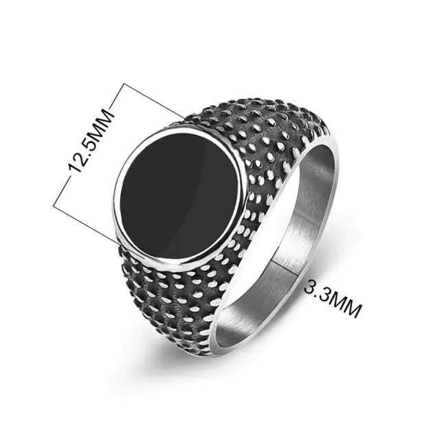 Men's Square Charm Ring - High Trend Coture